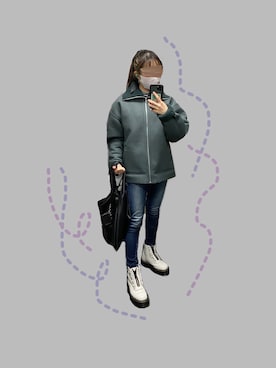 なぁこさん（レディース・154cm）の春コーディネート