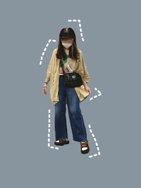 なぁこさん（レディース・154cm）の秋コーディネート