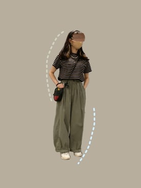 なぁこさんの「WEGO/FILA ディスラプター2」を使ったコーディネート