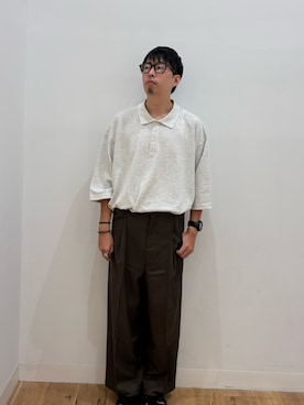 「アイテム（メガネ）」を使った、＊キミヲ＊さん（メンズ・174cm・30代）の夏コーディネート