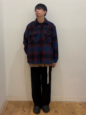 「アイテム（シャツ/ブラウス）」を使った、＊キミヲ＊さん（メンズ・174cm・30代）の冬コーディネート