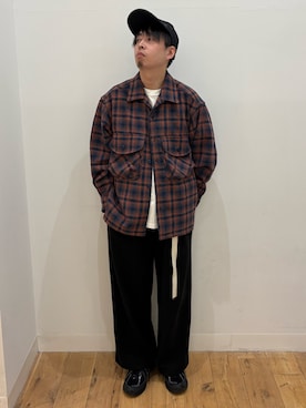 「アイテム（その他アウター）」を使った、＊キミヲ＊さん（メンズ・174cm・30代）の冬コーディネート