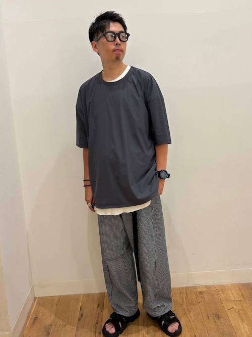 バレルレッグデニムパンツ