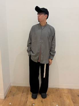 「アイテム（シャツ/ブラウス）」を使った、＊キミヲ＊さん（メンズ・174cm・30代）の秋コーディネート