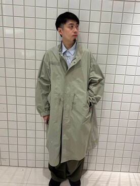 「アイテム（モッズコート）」を使った、＊キミヲ＊さん（メンズ・174cm）の冬コーディネート