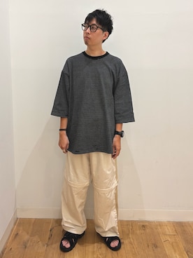 「アイテム（サンダル）」を使った、＊キミヲ＊さん（メンズ・175cm・30代）の夏コーディネート