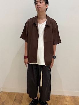 「SMELLY（スメリー）のアイテム」を使った、＊キミヲ＊さん（メンズ・174cm）の夏コーディネート