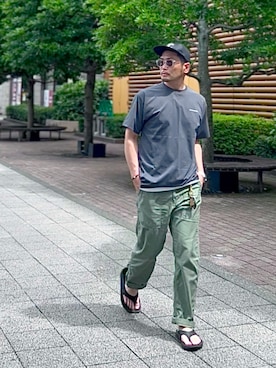 タケウチ☆ボンバイエさん（メンズ・173cm）の夏コーディネート