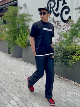 「Dickies（ディッキーズ）のアイテム」を使った、タケウチ☆ボンバイエさん（メンズ・173cm）の夏コーディネート