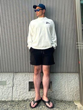 「アイテム（キャップ）」を使った、タケウチ☆ボンバイエさん（メンズ・173cm）の秋コーディネート