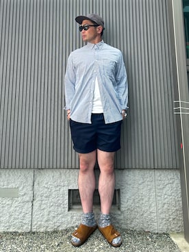 「ベロしまい忘れのアイテム（その他、ゴールド系）」を使った、タケウチ☆ボンバイエさん（メンズ・173cm）の夏コーディネート