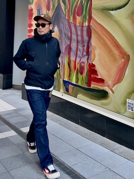 「FULLCOUNT（フルカウント）のアイテム」を使った、タケウチ☆ボンバイエさん（メンズ・173cm）の冬コーディネート