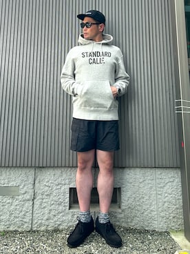 「FREAK'S STORE（フリークスストア）のアイテム（カーゴパンツ）」を使った、タケウチ☆ボンバイエさん（メンズ・173cm）の秋コーディネート