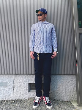 タケウチ☆ボンバイエさん（メンズ・173cm）の春コーディネート