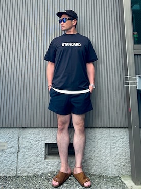 「THE NORTH FACE（ザノースフェイス）のアイテム」を使った、タケウチ☆ボンバイエさん（メンズ・173cm）の夏コーディネート