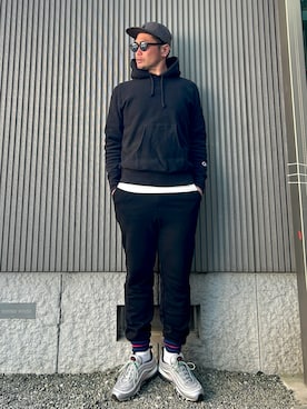 「GU（ジーユー）のアイテム」を使った、タケウチ☆ボンバイエさん（メンズ・173cm）の春コーディネート