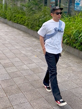 「Dickies（ディッキーズ）のアイテム」を使った、タケウチ☆ボンバイエさん（メンズ・173cm）の秋コーディネート