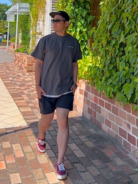 「Ron Herman（ロン ハーマン）のアイテム」を使った、タケウチ☆ボンバイエさん（メンズ・173cm）の夏コーディネート