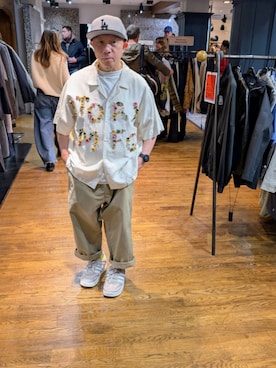 「BEAMS（ビームス）のアイテム」を使った、bbno4さん（メンズ・165cm）の冬コーディネート