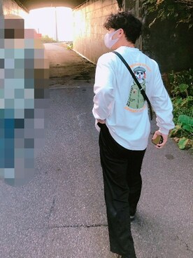 「UNIQLO（ユニクロ）の50色ソックス（消臭機能付き）（ソックス/靴下）」を使った、おぞっ子さん（メンズ・165cm）の夏コーディネート