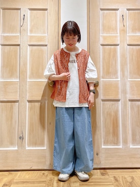 「アイテム（その他雑貨）」を使った、はまなかさん（レディース・151cm）の夏コーディネート