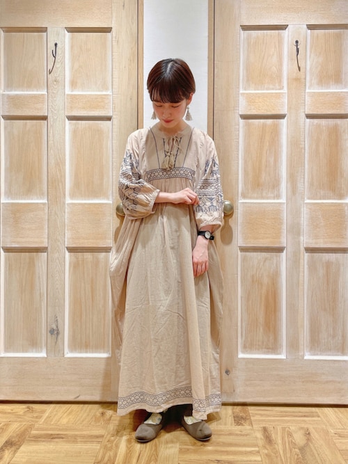 Samansa Mos2 Home S 大阪lucua 1100はまなかさんのワンピースを使ったコーディネート Zozotown