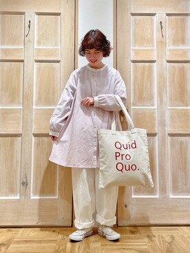 「チュニック」｜「アイテム（雑貨/ホビー）」を使った、はまなかさん（レディース・151cm）の冬コーディネート