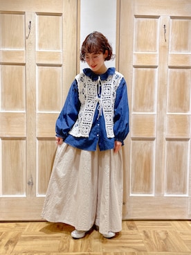 「アイテム（その他雑貨）」を使った、はまなかさん（レディース・151cm）の春コーディネート