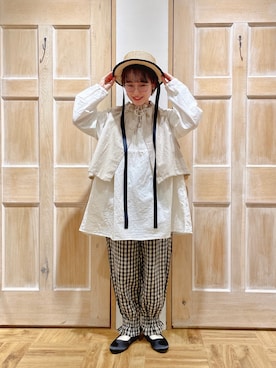 「チュニック」｜「アイテム（雑貨/ホビー）」を使った、はまなかさん（レディース・151cm）の冬コーディネート