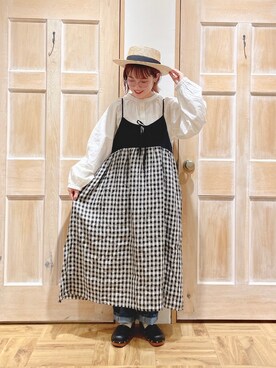 「kazumiコラボ」｜「アイテム（雑貨/ホビー）」を使った、はまなかさん（レディース・151cm）の冬コーディネート