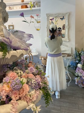 「MARY QUANT（マリークワント）のアイテム」を使った、sawaさん（レディース・161cm）の秋コーディネート