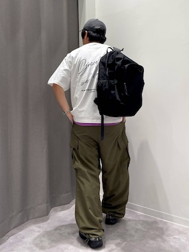 「LAKOLE（ラコレ）のアイテム」を使った、むーやんさん（メンズ・169cm）の春コーディネート