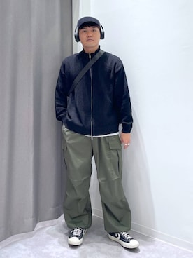 「アイテム（PC・スマホグッズ/家電）」を使った、むーやんさん（メンズ・169cm）の秋コーディネート