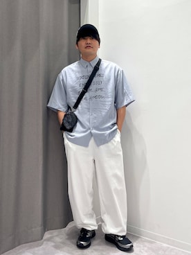 「LAKOLE（ラコレ）の【New Balance/ニューバランス】Fresh Foam Arishi TIRALUX / 576502（スニーカー、その他）」を使った、むーやんさん（メンズ・169cm）の春コーディネート