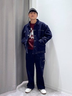 「アイテム（ブルゾン）」を使った、むーやんさん（メンズ・169cm・30代）の秋コーディネート