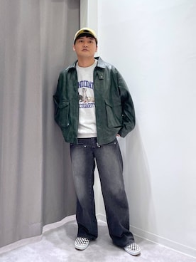 「おでかけ」｜「アイテム（ジャケット/アウター）」を使った、むーやんさん（メンズ・169cm）の秋コーディネート