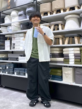 「アイテム（食器/キッチン）」を使った、むーやんさん（メンズ・169cm）の夏コーディネート