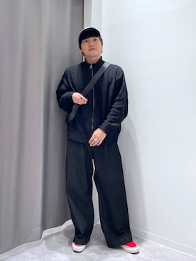 「アイテム（デニムパンツ）」を使った、むーやんさん（メンズ・169cm・30代）の秋コーディネート