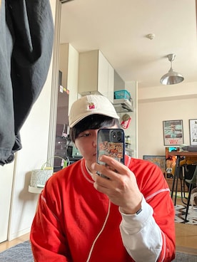 「LAKOLE（ラコレ）のアイテム」を使った、むーやんさん（メンズ・169cm）の春コーディネート