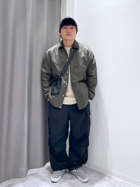 「おでかけ」｜「アイテム（ジャケット/アウター）」を使った、むーやんさん（メンズ・169cm）の冬コーディネート