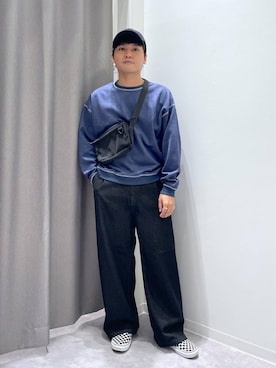 「アイテム（ショルダーバッグ）」を使った、むーやんさん（メンズ・169cm・30代）の秋コーディネート
