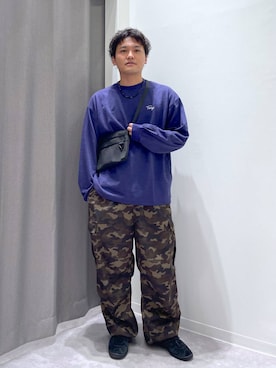 「LAKOLE（ラコレ）のアイテム」を使った、むーやんさん（メンズ・169cm）の秋コーディネート