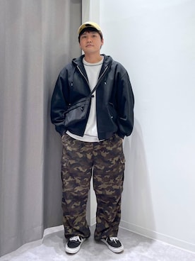 「アイテム（その他アウター）」を使った、むーやんさん（メンズ・169cm・30代）の秋コーディネート