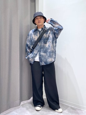 「LAKOLE（ラコレ）のアイテム」を使った、むーやんさん（メンズ・169cm）の秋コーディネート