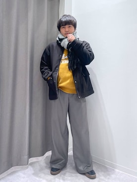 「クリスマス」｜「アイテム（ジャケット/アウター）」を使った、むーやんさん（メンズ・169cm）の冬コーディネート