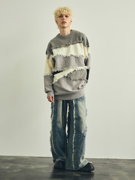 「Shoowtime（ショウタイム）のアイテム（パンツ）」を使った、Model Galleryさん（メンズ・180cm）の秋コーディネート
