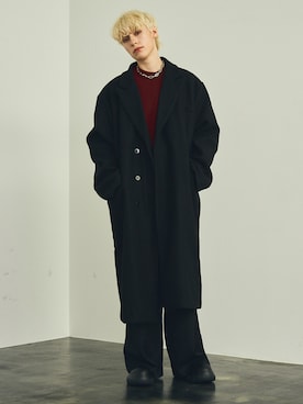「Shoowtime（ショウタイム）のアイテム（パンツ）」を使った、Model Galleryさん（メンズ・180cm）の秋コーディネート