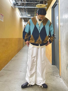 「ROSTER SOX（ロスターソックス）のアイテム（レッグウェア）」を使った、MURAYAMAさん（メンズ・172cm）の春コーディネート