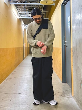 「ROSTER SOX（ロスターソックス）のアイテム（レッグウェア）」を使った、MURAYAMAさん（メンズ・172cm）の秋コーディネート