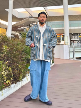 「ARMY TWILL（アーミーツイル）のアイテム（ジャケット/アウター）」を使った、MURAYAMAさん（メンズ・172cm）の春コーディネート